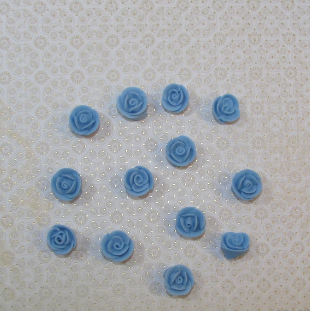 .5" Mini Classic Royal Icing Rose - Pastel Pink (400 per box)