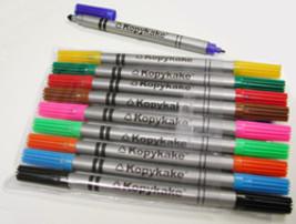 10 Kopykake Markers 2 sided Assorted Colors